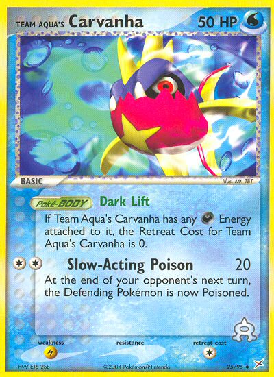Team Aqua's Carvanha (25/95) [EX: Team Magma vs Team Aqua] | Pegasus Games WI
