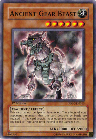 Ancient Gear Beast [SD10-EN013] Common | Pegasus Games WI