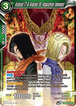 Android 17 & Android 18, Absorption Imminent (EX20-04) [Ultimate Deck 2022] | Pegasus Games WI