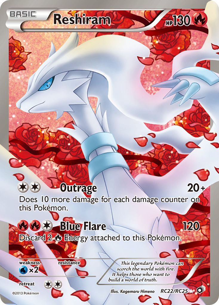 Reshiram (RC22/RC25) [Black & White: Legendary Treasures] | Pegasus Games WI