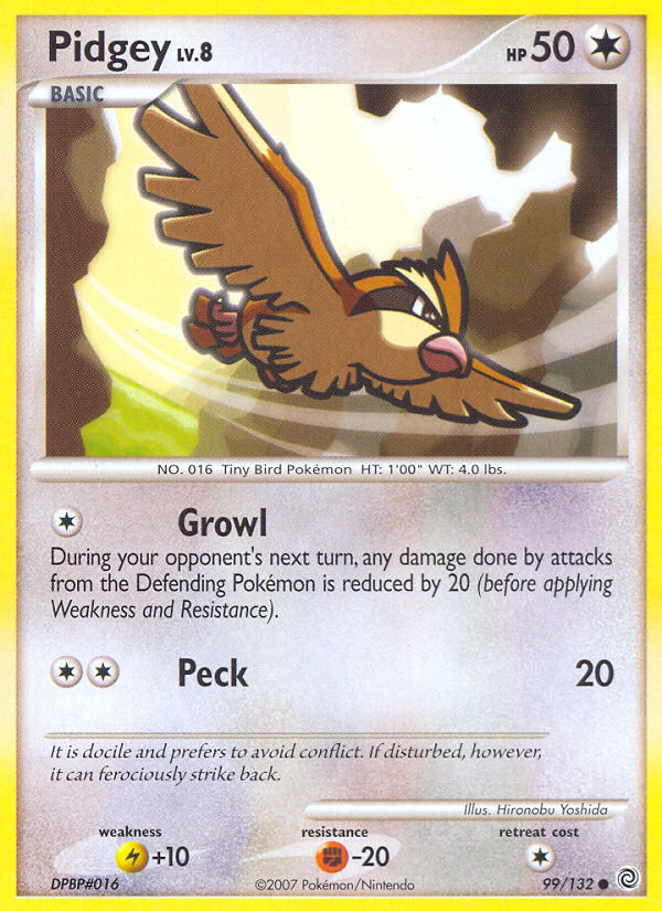 Pidgey (99/132) [Diamond & Pearl: Secret Wonders] | Pegasus Games WI