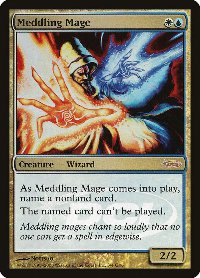 Meddling Mage [Judge Gift Cards 2006] | Pegasus Games WI