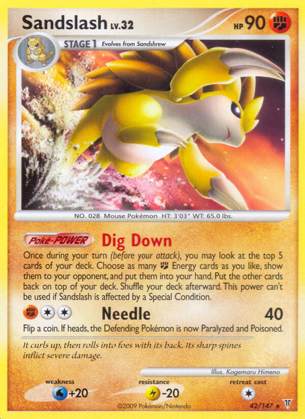 Sandslash (42/147) [Platinum: Supreme Victors] | Pegasus Games WI
