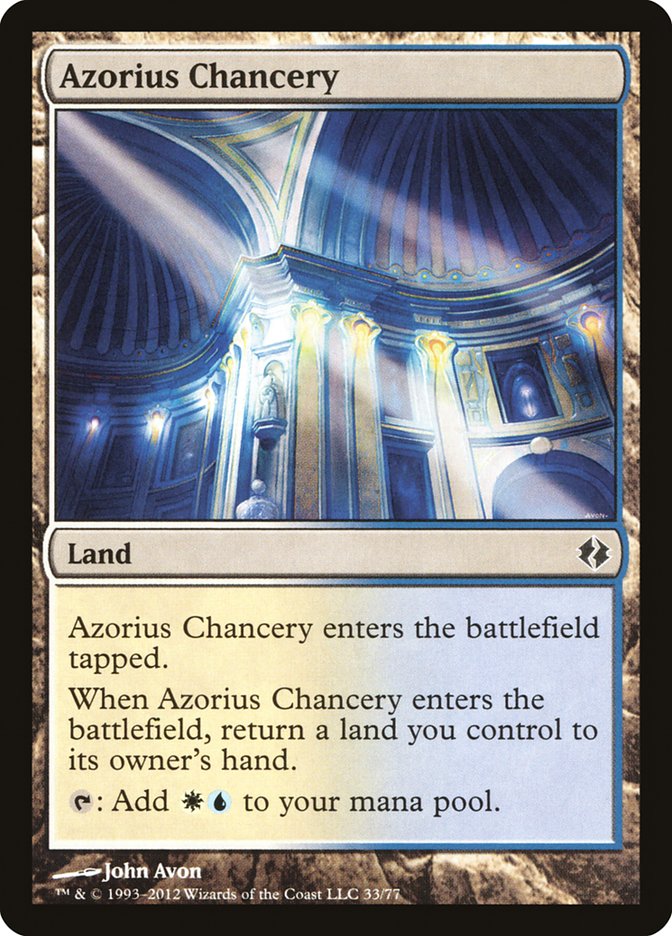 Azorius Chancery [Duel Decks: Venser vs. Koth] | Pegasus Games WI