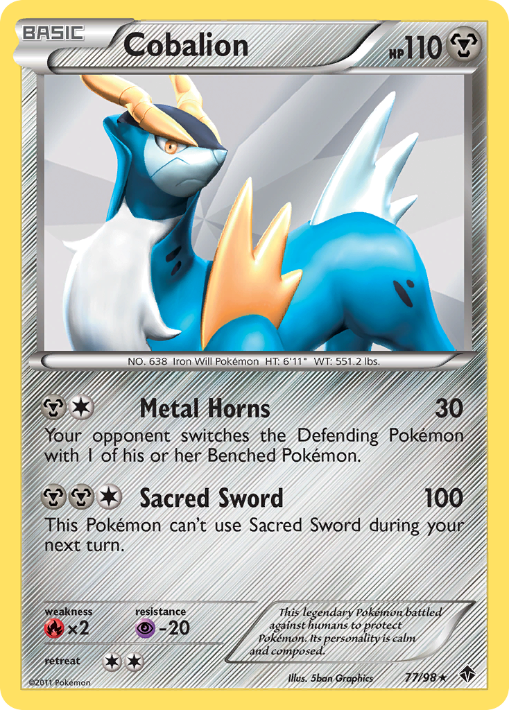 Cobalion (77/98) [Black & White: Emerging Powers] | Pegasus Games WI