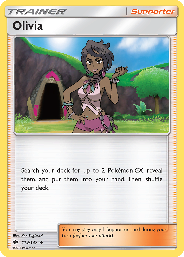 Olivia (119/147) [Sun & Moon: Burning Shadows] | Pegasus Games WI