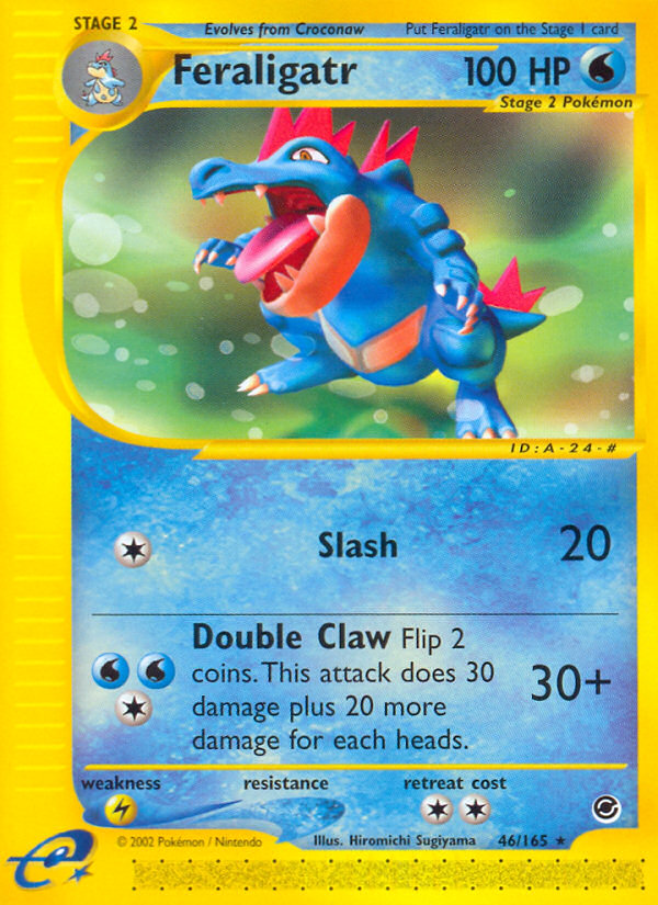 Feraligatr (46/165) [Expedition: Base Set] | Pegasus Games WI