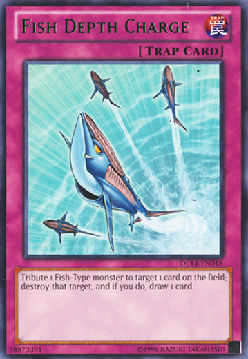 Fish Depth Charge (Green) [DL14-EN018] Rare | Pegasus Games WI