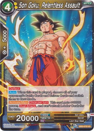 Son Goku, Relentless Assault [DB3-079] | Pegasus Games WI