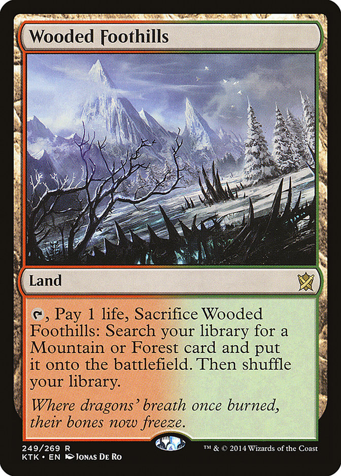 Wooded Foothills [Khans of Tarkir] | Pegasus Games WI