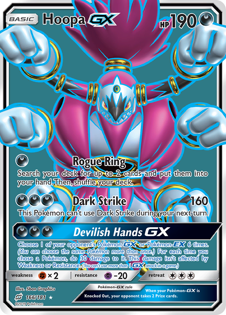 Hoopa GX (166/181) [Sun & Moon: Team Up] | Pegasus Games WI