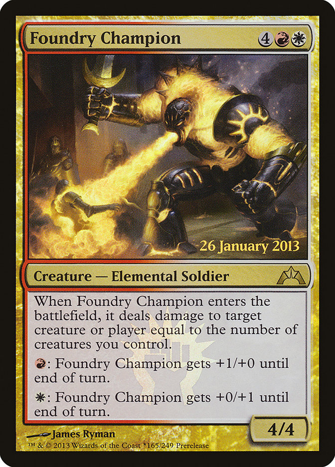 Foundry Champion [Gatecrash Prerelease Promos] | Pegasus Games WI