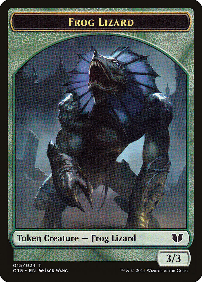 Frog Lizard Token [Commander 2015 Tokens] | Pegasus Games WI
