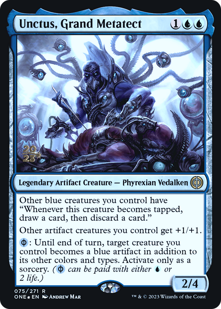 Unctus, Grand Metatect [Phyrexia: All Will Be One Prerelease Promos] | Pegasus Games WI