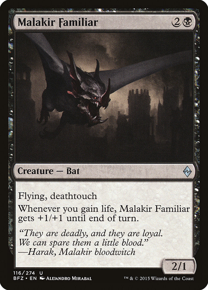 Malakir Familiar [Battle for Zendikar] | Pegasus Games WI