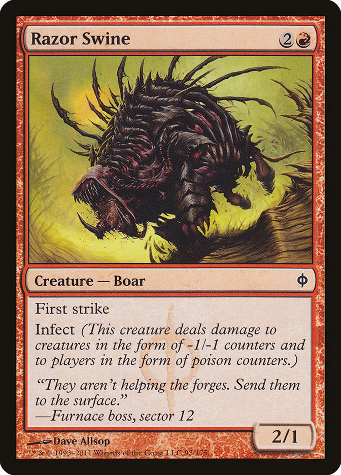 Razor Swine [New Phyrexia] | Pegasus Games WI