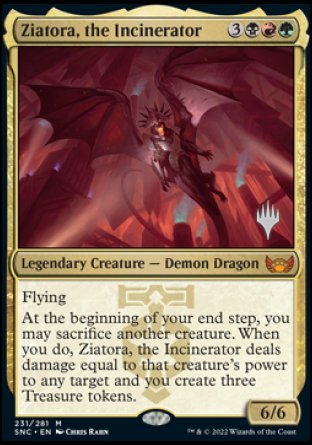 Ziatora, the Incinerator (Promo Pack) [Streets of New Capenna Promos] | Pegasus Games WI