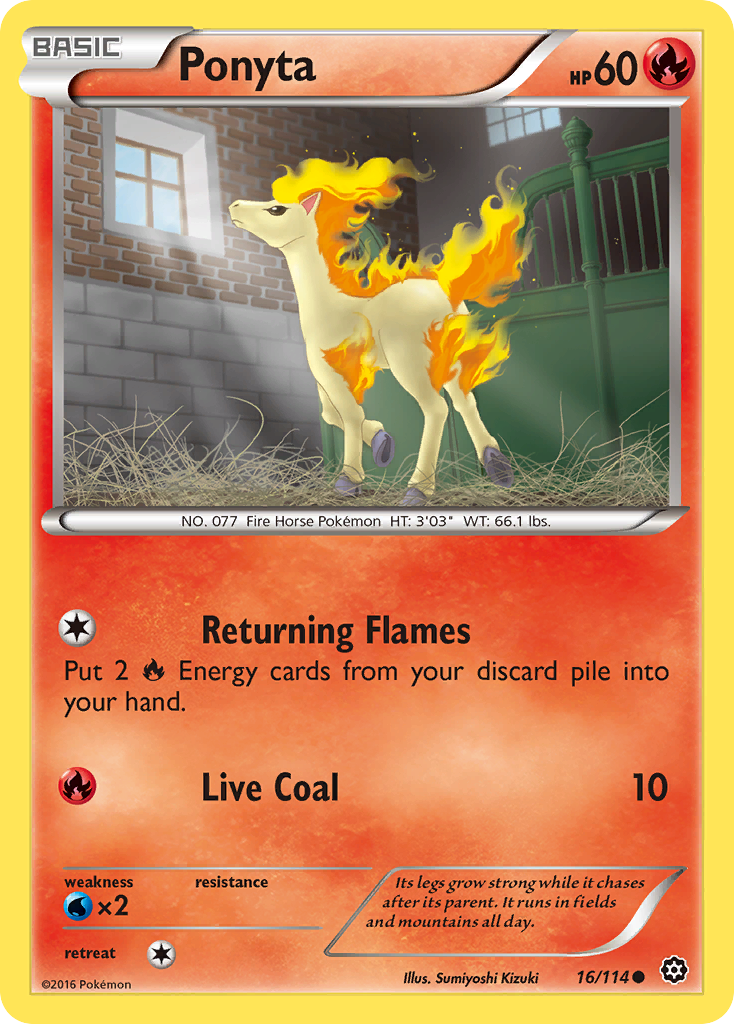 Ponyta (16/114) [XY: Steam Siege] | Pegasus Games WI