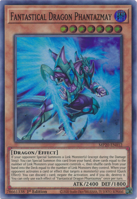 Fantastical Dragon Phantazmay [MP20-EN012] Super Rare | Pegasus Games WI