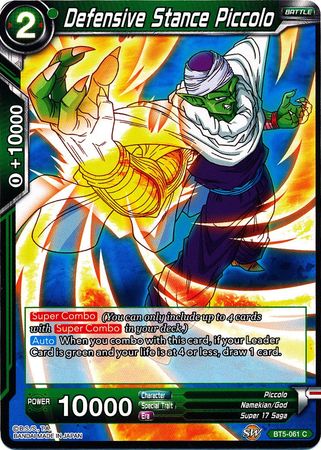 Defensive Stance Piccolo (BT5-061) [Miraculous Revival] | Pegasus Games WI