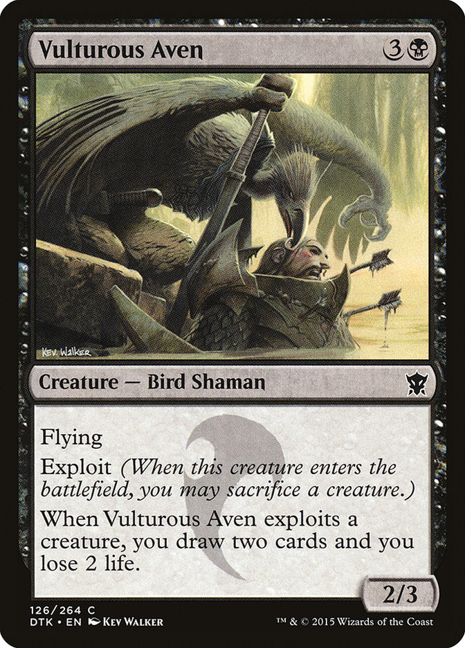 Vulturous Aven [Dragons of Tarkir] | Pegasus Games WI