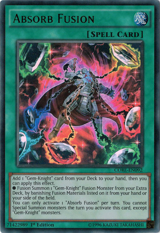 Absorb Fusion [CORE-EN092] Ultra Rare | Pegasus Games WI