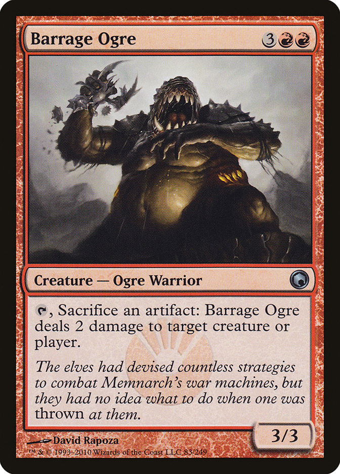 Barrage Ogre [Scars of Mirrodin] | Pegasus Games WI