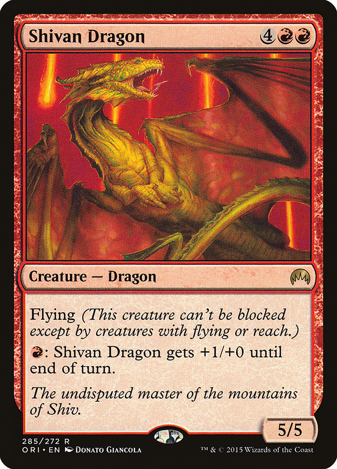 Shivan Dragon [Magic Origins] | Pegasus Games WI