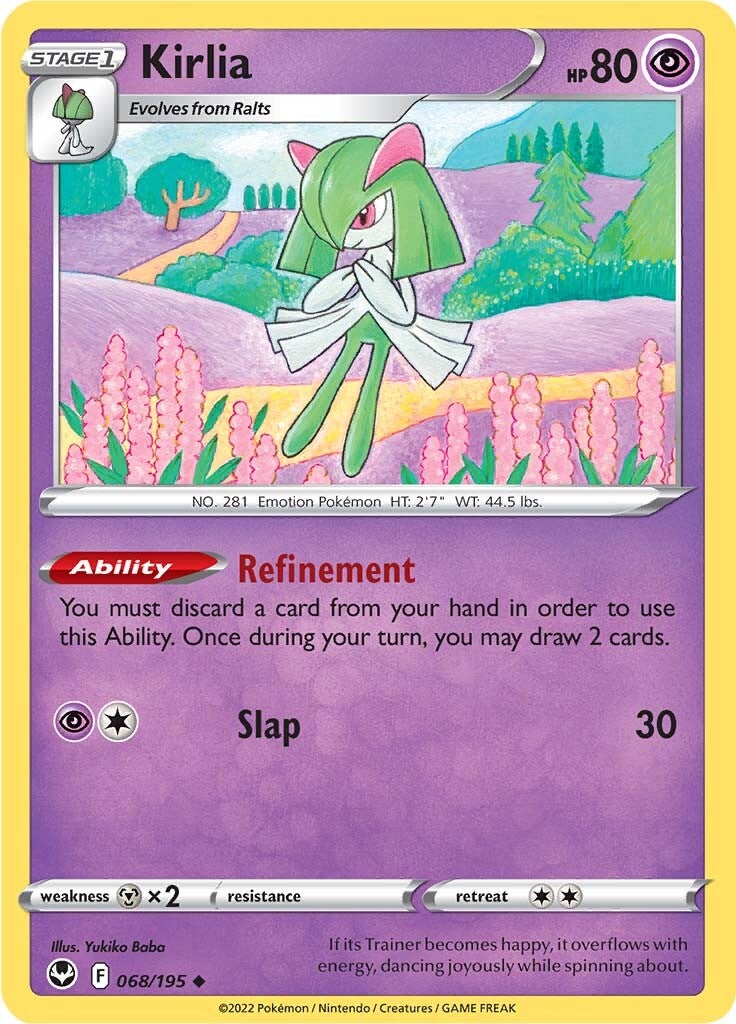 Kirlia (068/195) [Sword & Shield: Silver Tempest] | Pegasus Games WI