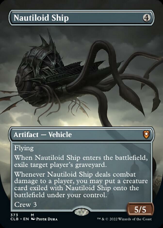 Nautiloid Ship (Borderless Alternate Art) [Commander Legends: Battle for Baldur's Gate] | Pegasus Games WI