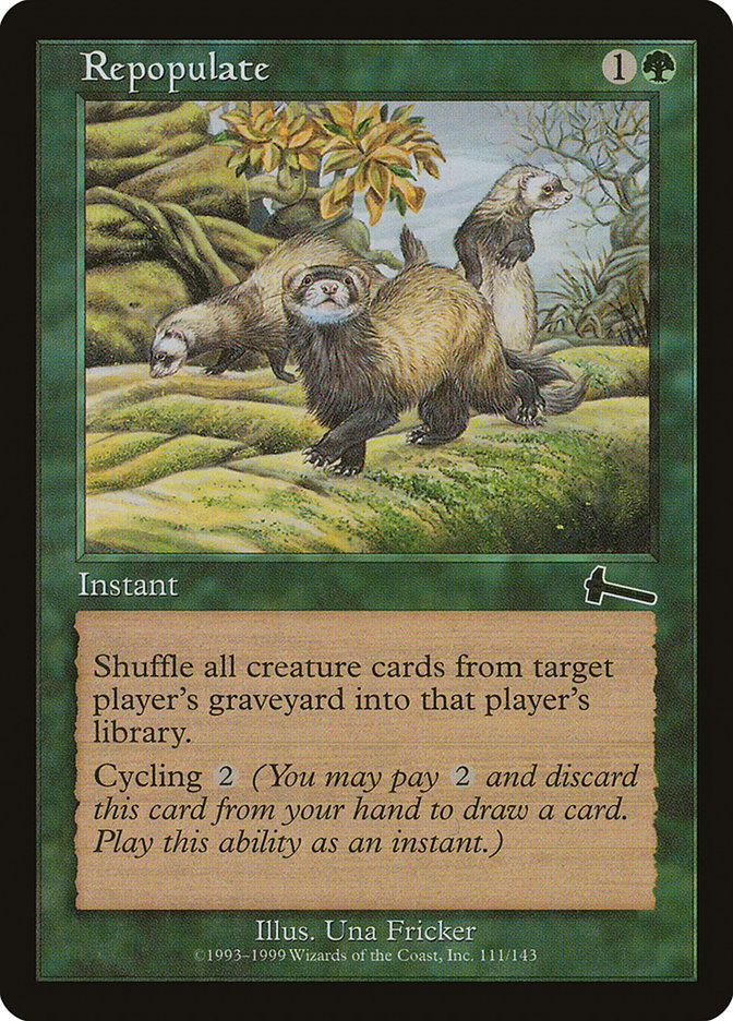 Repopulate [Urza's Legacy] | Pegasus Games WI