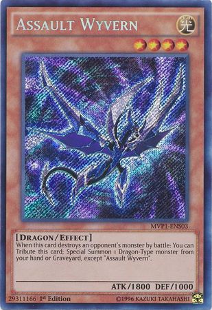 Assault Wyvern [MVP1-ENS03] Secret Rare | Pegasus Games WI