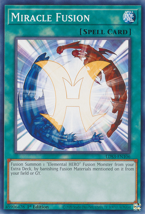 Miracle Fusion [LDS3-EN106] Common | Pegasus Games WI