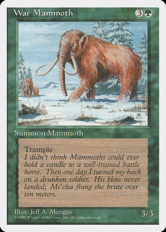 War Mammoth [Fourth Edition] | Pegasus Games WI