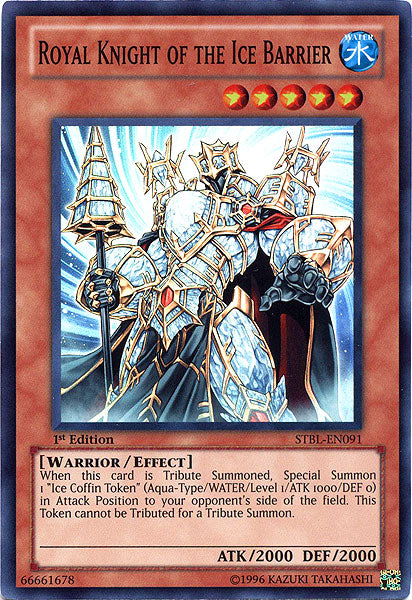 Royal Knight of the Ice Barrier [STBL-EN091] Super Rare | Pegasus Games WI