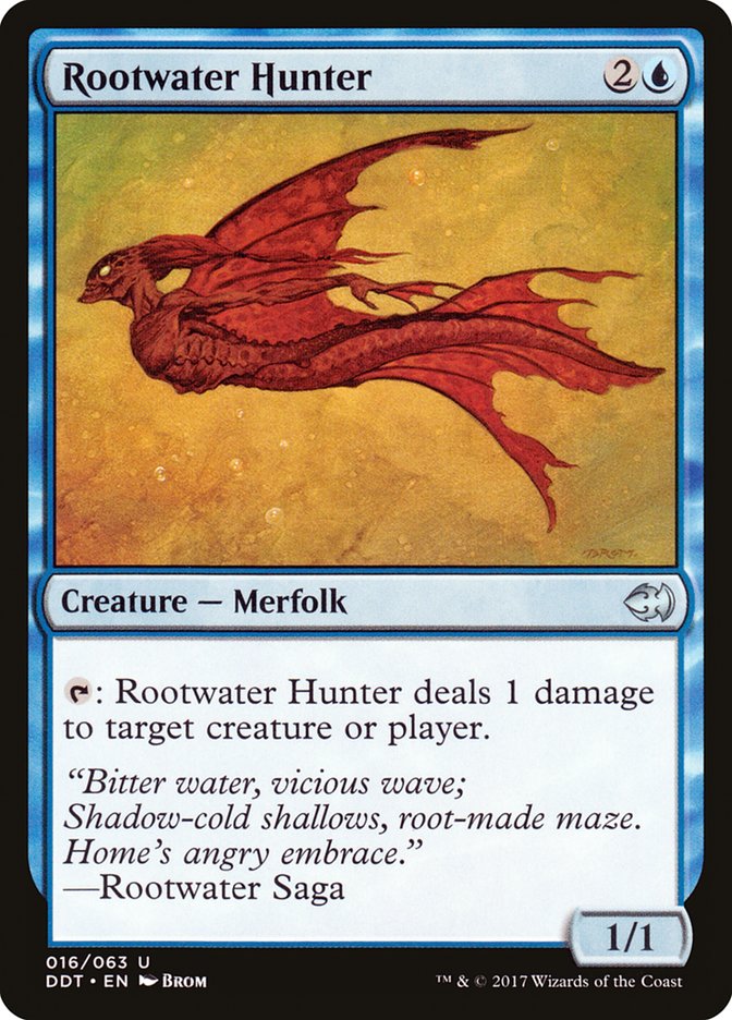 Rootwater Hunter [Duel Decks: Merfolk vs. Goblins] | Pegasus Games WI