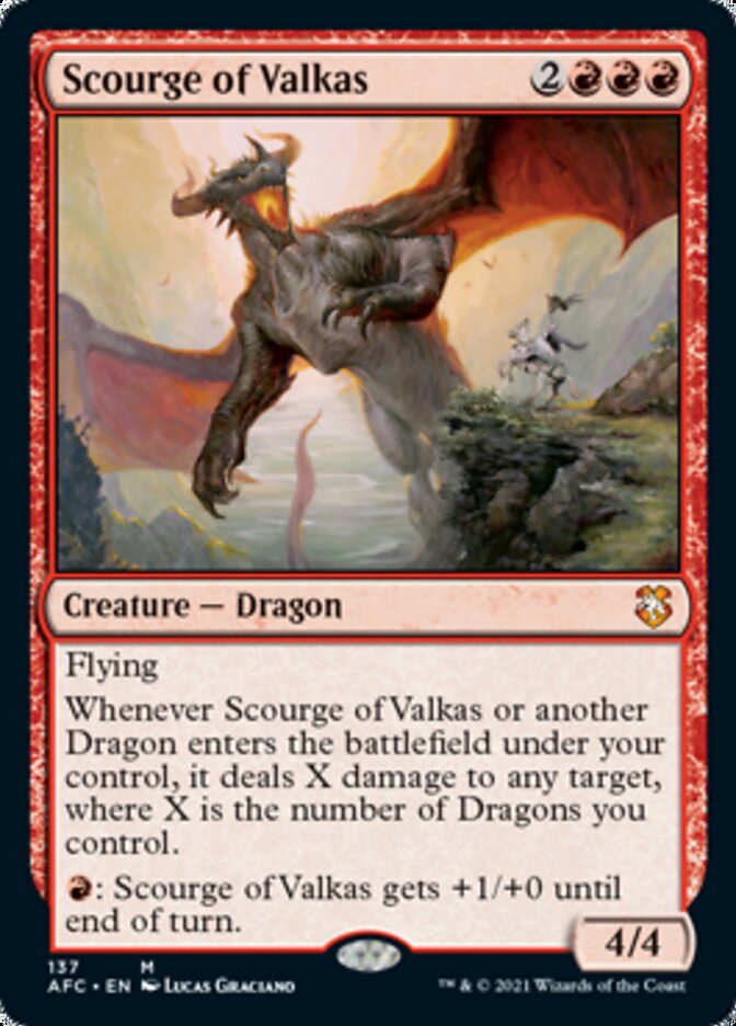 Scourge of Valkas [Dungeons & Dragons: Adventures in the Forgotten Realms Commander] | Pegasus Games WI