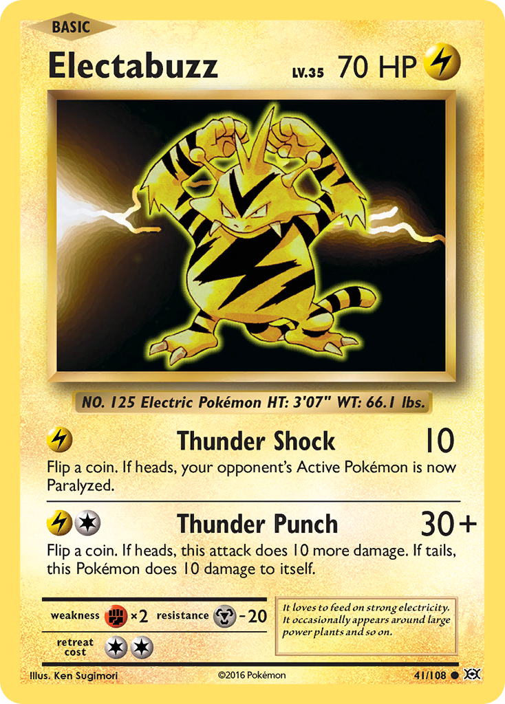 Electabuzz (41/108) [XY: Evolutions] | Pegasus Games WI