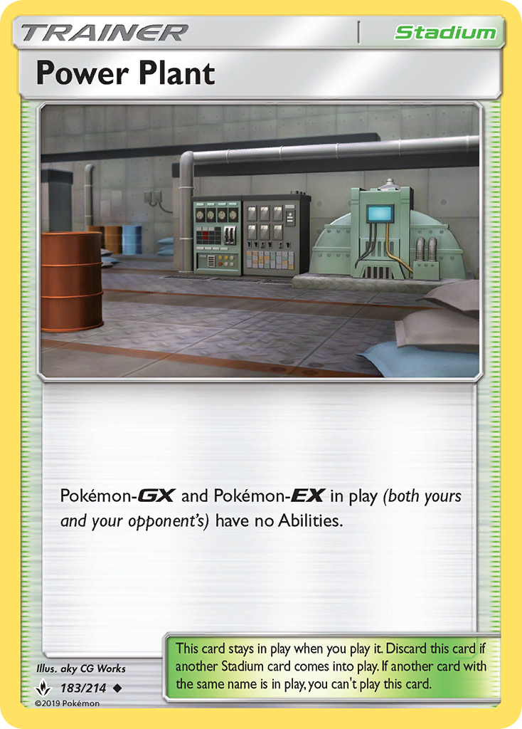 Power Plant (183/214) [Sun & Moon: Unbroken Bonds] | Pegasus Games WI