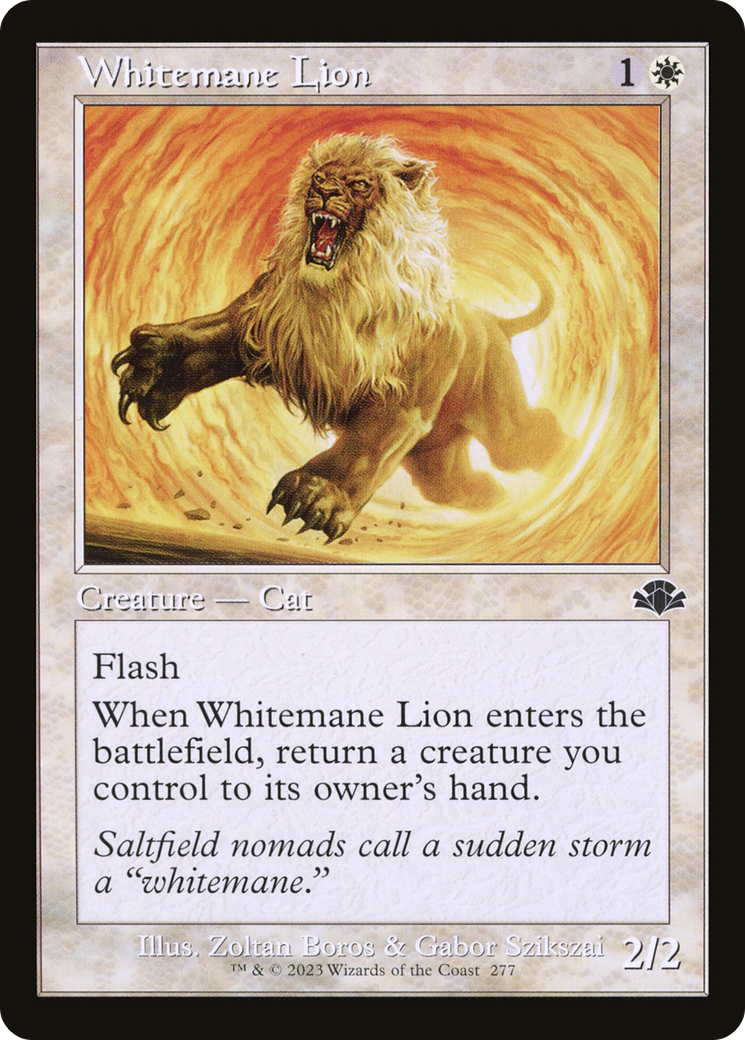 Whitemane Lion (Retro) [Dominaria Remastered] | Pegasus Games WI