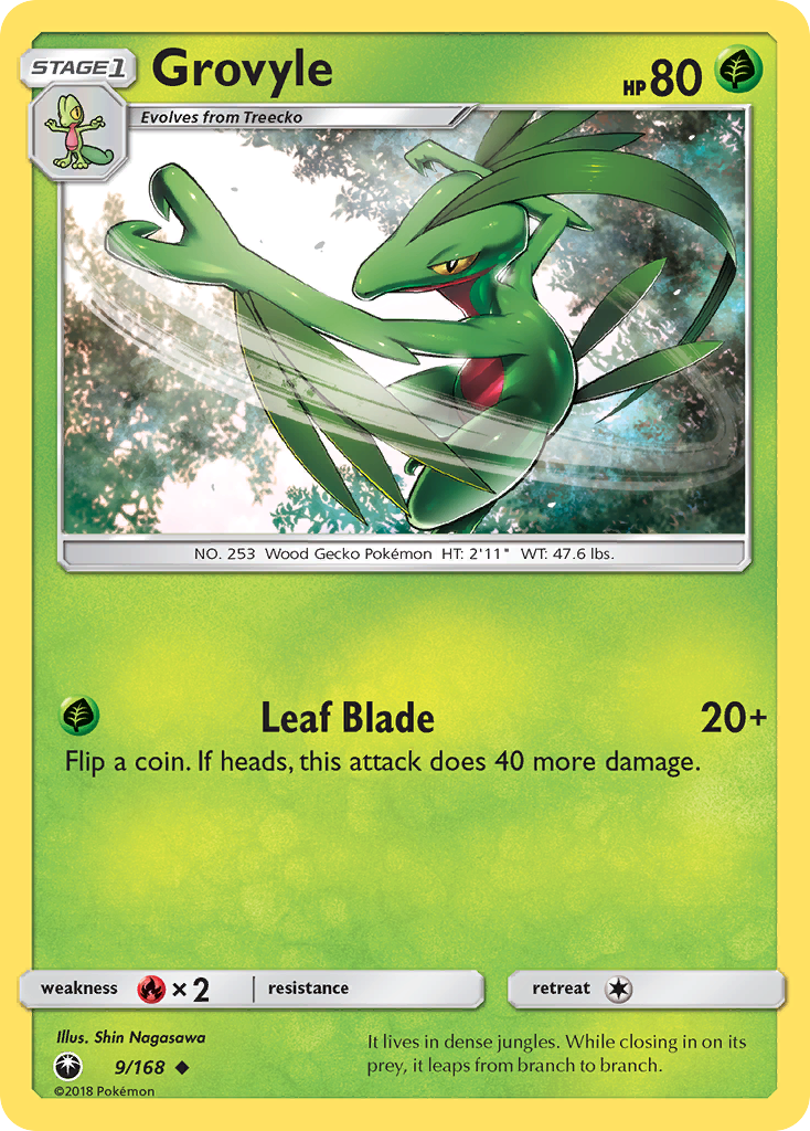 Grovyle (9/168) [Sun & Moon: Celestial Storm] | Pegasus Games WI