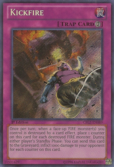 Kickfire [CBLZ-EN089] Secret Rare | Pegasus Games WI