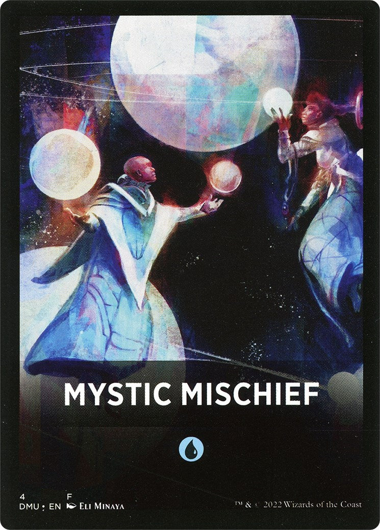 Mystic Mischief Theme Card [Dominaria United Tokens] | Pegasus Games WI