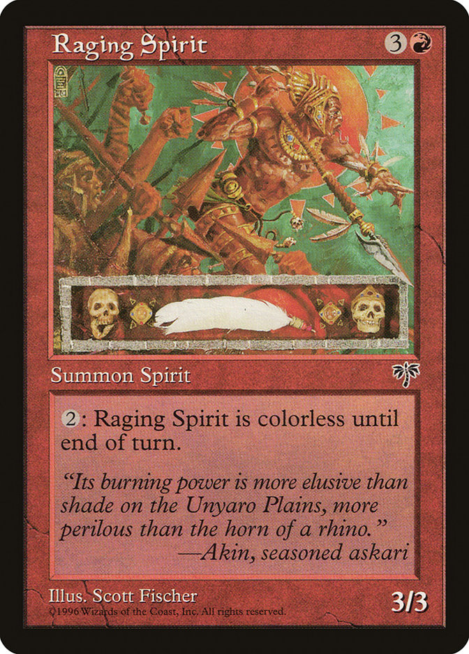 Raging Spirit [Mirage] | Pegasus Games WI