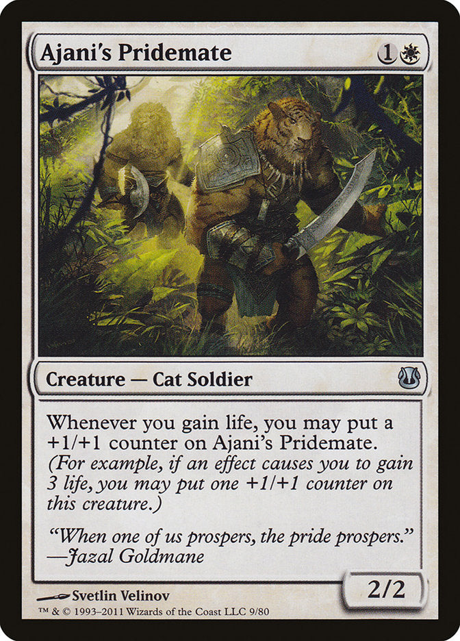 Ajani's Pridemate [Duel Decks: Ajani vs. Nicol Bolas] | Pegasus Games WI