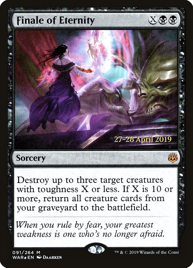 Finale of Eternity [War of the Spark Prerelease Promos] | Pegasus Games WI