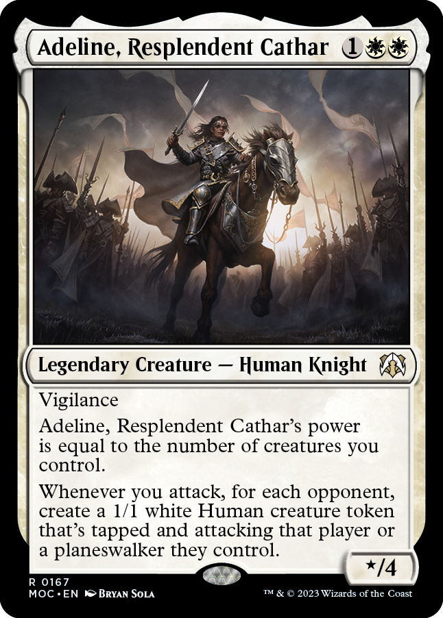 Adeline, Resplendent Cathar [March of the Machine Commander] | Pegasus Games WI