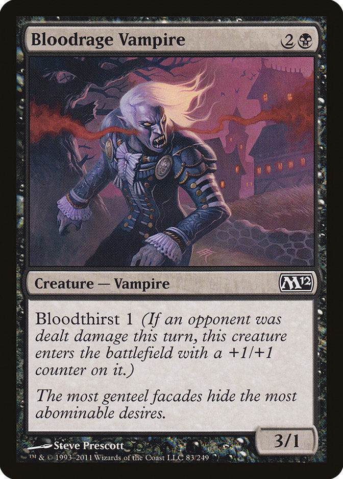 Bloodrage Vampire [Magic 2012] | Pegasus Games WI