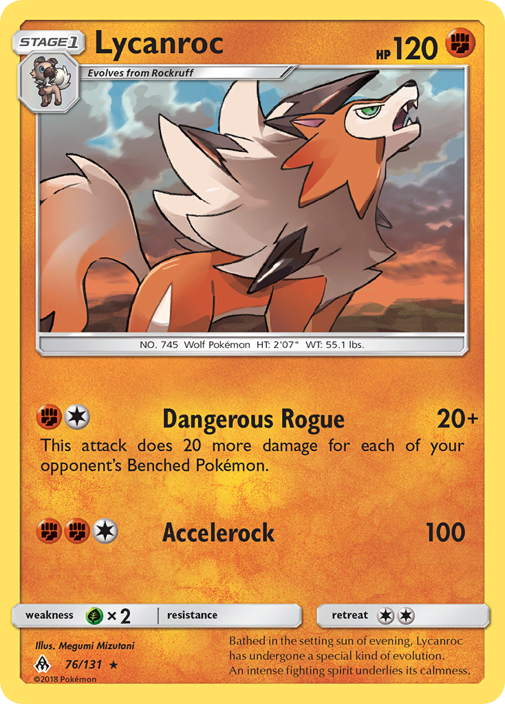 Lycanroc (76/131) [Sun & Moon: Forbidden Light] | Pegasus Games WI