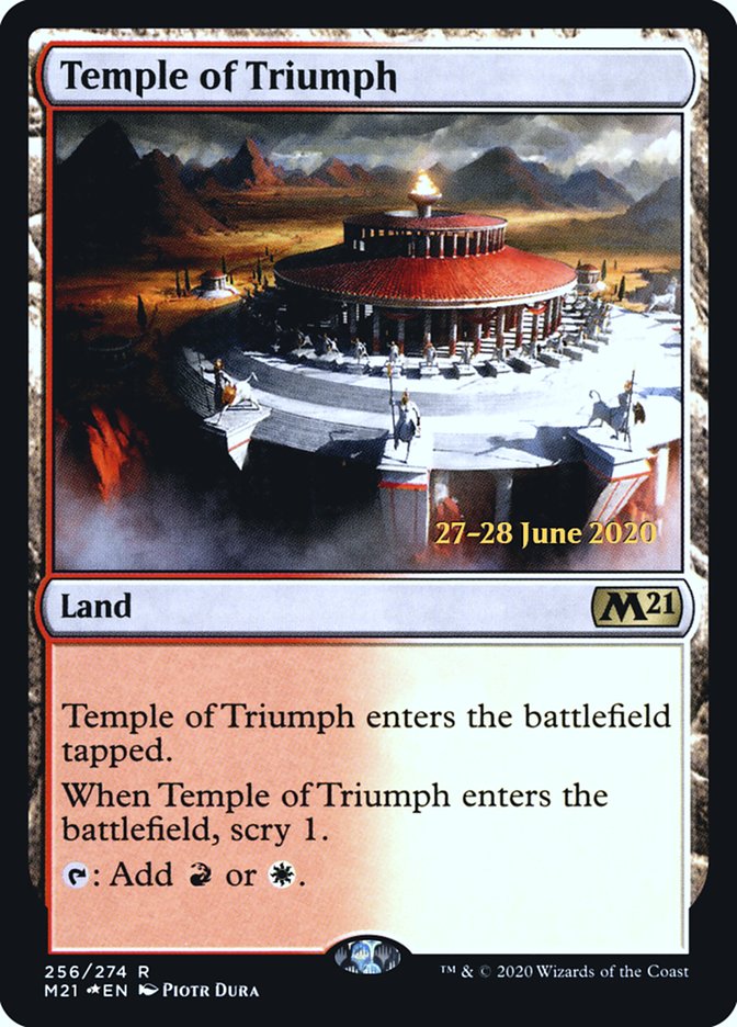 Temple of Triumph [Core Set 2021 Prerelease Promos] | Pegasus Games WI